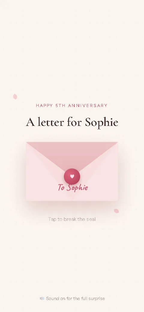 Love letter gift wrapping